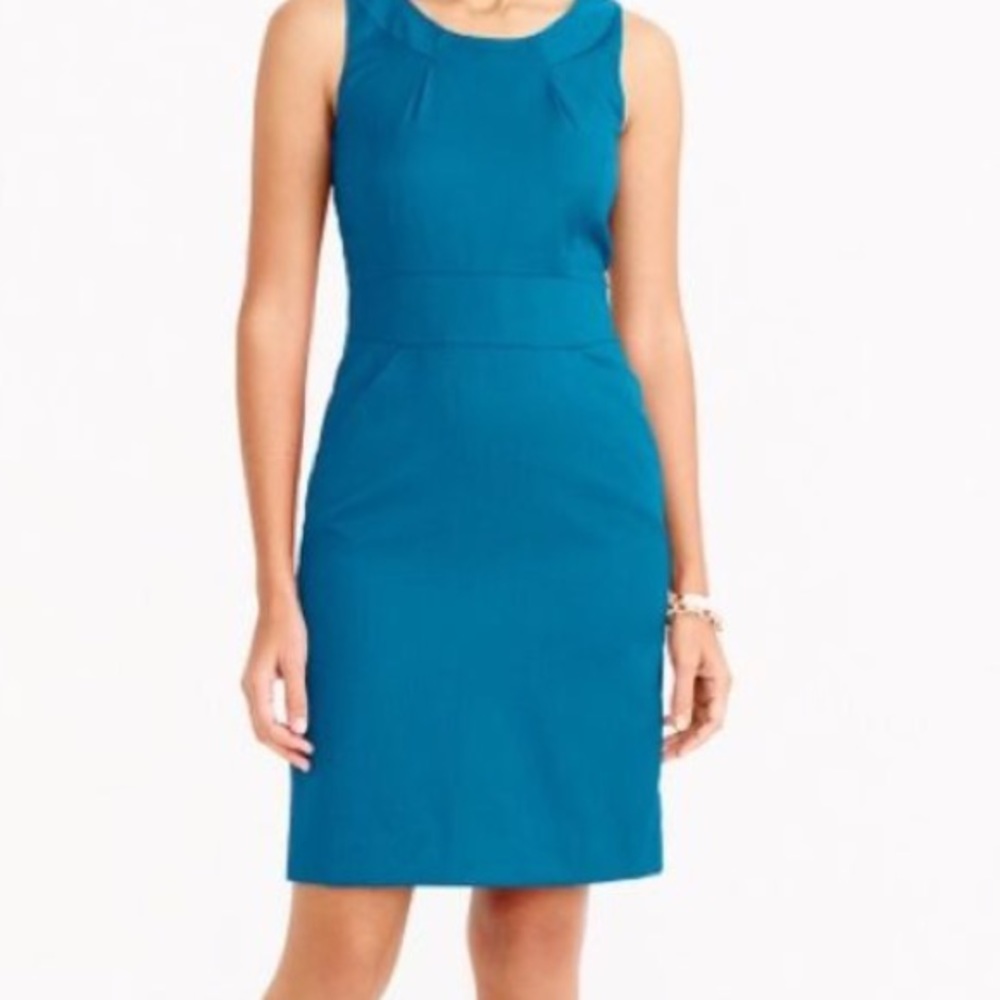 J crew wool suiting dress